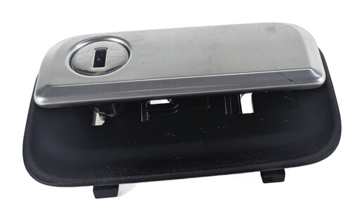 Thumbnail 2: 2016 PORSCHE CAYENNE (958) GLOVE BOX COMPARTMENT LID LOCK LATCH HANDLE (Black)