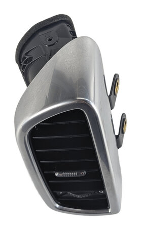 Thumbnail 3: 2016 PORSCHE CAYENNE (958) FRONT RIGHT PASSENGER DASH HEAT AIR AC VENT (Silver)