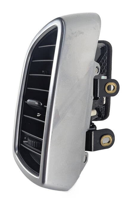 Thumbnail 4: 2016 PORSCHE CAYENNE (958) FRONT RIGHT PASSENGER DASH HEAT AIR AC VENT (Silver)