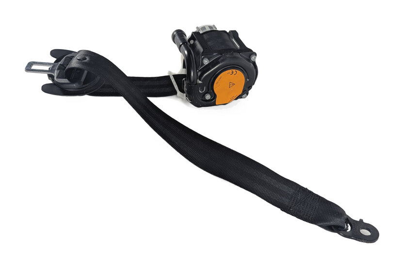 Thumbnail 4: 2016 PORSCHE CAYENNE (958) REAR RIGHT SEAT BELT SEATBELT RETRACTOR (Black)