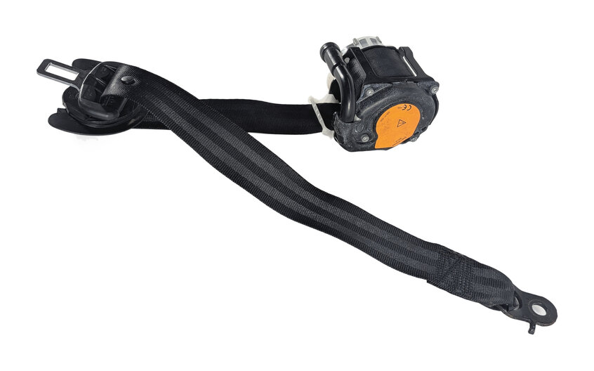 Thumbnail 4: 2016 PORSCHE CAYENNE (958) REAR LEFT SEAT BELT SEATBELT RETRACTOR (Black)
