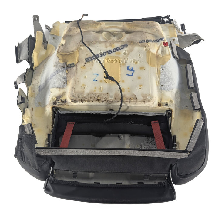 Thumbnail 7: 2016 PORSCHE CAYENNE (958) FRONT LEFT HEATED COOLED SEAT BOTTOM CUSHION (Black)