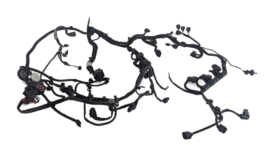 Thumbnail 2: 2016 PORSCHE CAYENNE (958) 3.0L HYBRID (M06.EC) ENGINE WIRE WIRING HARNESS LOOM