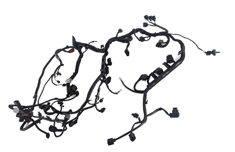 Thumbnail 3: 2016 PORSCHE CAYENNE (958) 3.0L HYBRID (M06.EC) ENGINE WIRE WIRING HARNESS LOOM