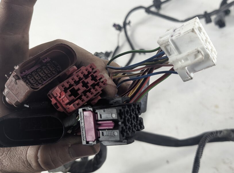 Thumbnail 6: 2016 PORSCHE CAYENNE (958) 3.0L HYBRID (M06.EC) ENGINE WIRE WIRING HARNESS LOOM