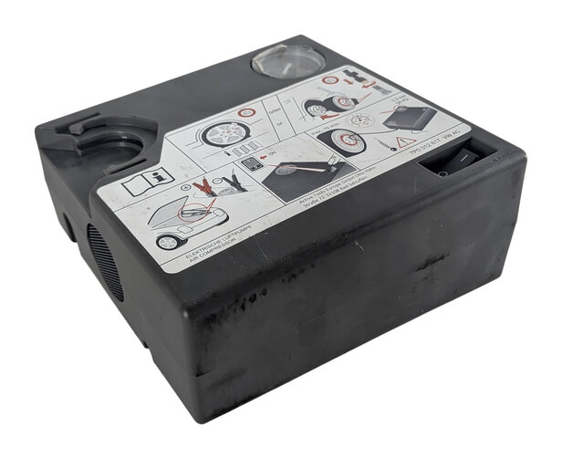 Thumbnail 4: 2016 PORSCHE CAYENNE (958) TIRE MOBILITY REPAIR KIT AIR COMPRESSOR PUMP INFLATOR