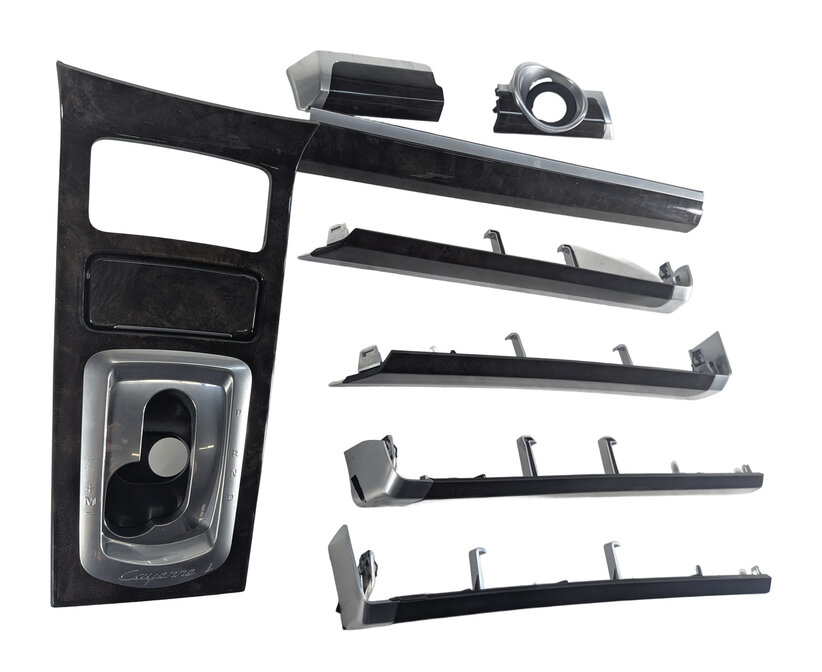 Thumbnail 5: 2016 PORSCHE CAYENNE (958) DOOR DASH CENTER CONSOLE TRIM SET/8 (Dark Walnut)