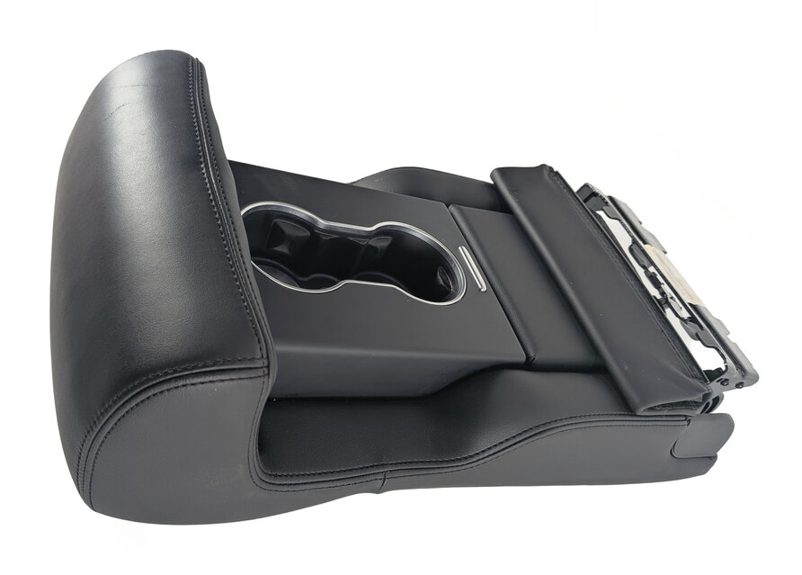 Thumbnail 4: 16-17 RANGE ROVER SPORT L405 L494 REAR 2ND ROW SEAT ARM REST CUP HOLDER (Black)