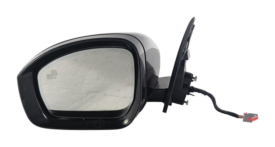 Thumbnail 2: 16-22 ROVER SPORT L494 LEFT PFOLD AUTODIM BLIND SPOT DOOR MIRROR (Black)