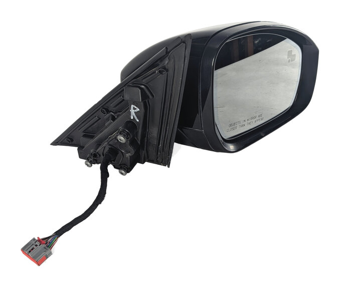 16-22 ROVER SPORT L494 RIGHT PFOLD AUTODIM BLIND SPOT DOOR MIRROR(Black)
