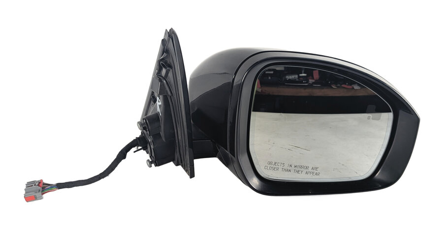 Thumbnail 2: 16-22 ROVER SPORT L494 RIGHT PFOLD AUTODIM BLIND SPOT DOOR MIRROR(Black)