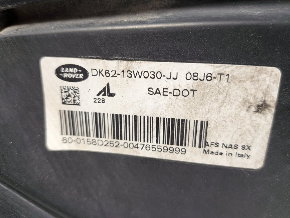 Thumbnail 9: 2014-2017 RANGE ROVER SPORT (L494) LEFT XENON HID ADAPTIVE HEADLIGHT LIGHT LAMP