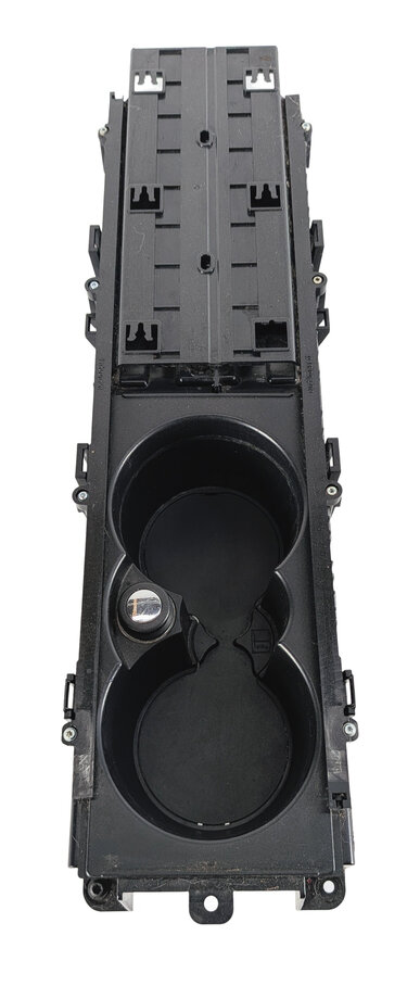 Thumbnail 3: 14-20 RANGE ROVER SPORT (L494) FRONT CENTER CONSOLE DUAL SLIDE OPEN CUPHOLDER