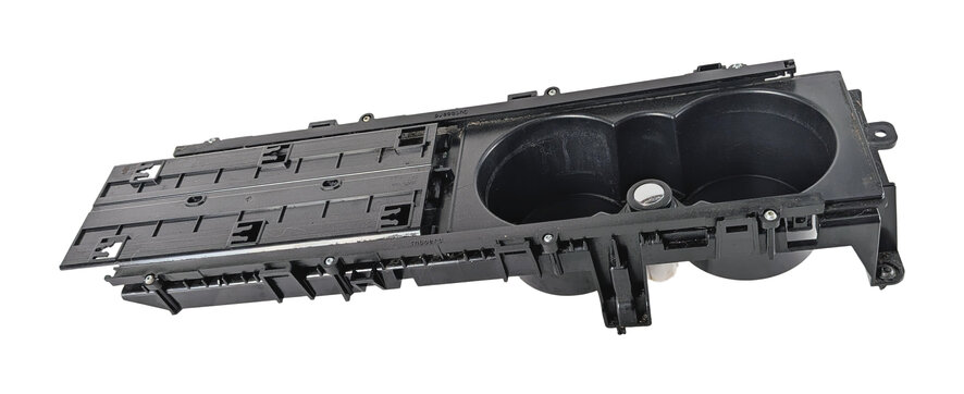 Thumbnail 4: 14-20 RANGE ROVER SPORT (L494) FRONT CENTER CONSOLE DUAL SLIDE OPEN CUPHOLDER