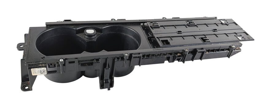 Thumbnail 8: 14-20 RANGE ROVER SPORT (L494) FRONT CENTER CONSOLE DUAL SLIDE OPEN CUPHOLDER