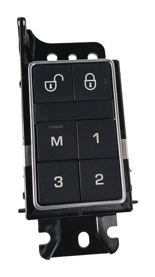 Thumbnail 3: 15-20 DISCOVERY SPORT ROVER SPORT VELAR DRIVER MEMORY SEAT SWITCH (BLACK)