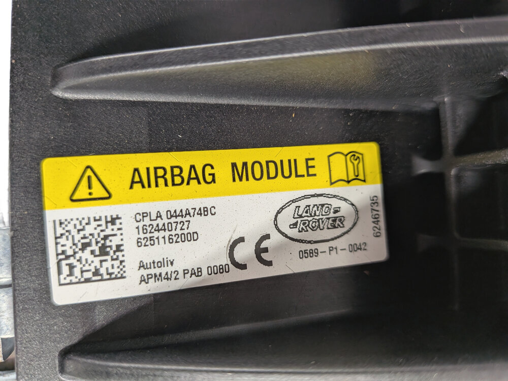 Thumbnail 8: 13-20 RANGE ROVER SPORT DISCOVERY (L405 L462 L494) RIGHT PASSENGER DASH AIRBAG