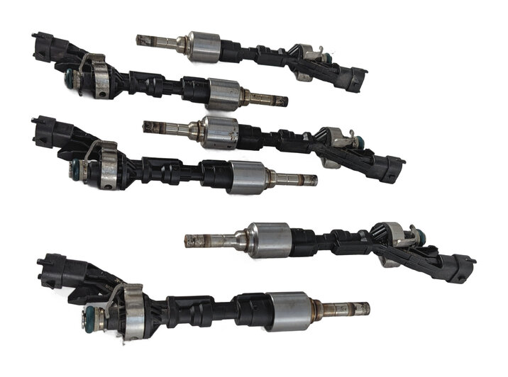Thumbnail 4: 13-19 XE XF XJ RANGE ROVER SPORT LR4 3.0L SUPERCHARGED ENGINE FUEL INJECTOR SET6