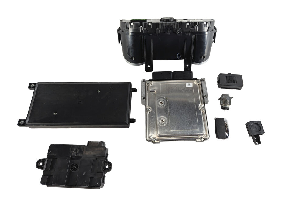 Thumbnail 3: 2016 RANGE ROVER SPORT (L494) 3.0L ENGINE ECM BCM IMMOBILIZER MODULE KEY SET