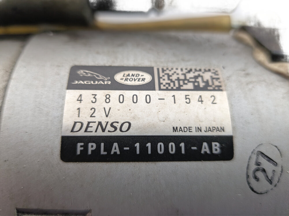Thumbnail 8: 2015-2020 DISCOVERY RANGE ROVER SPORT (L405 L494 L462) ENGINE STARTER MOTOR