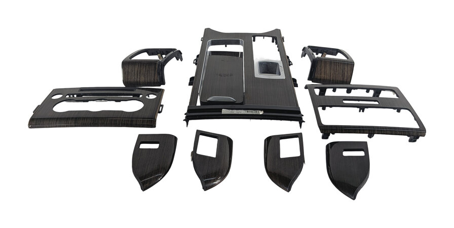Thumbnail 2: 2016 RANGE ROVER SPORT L494 DOOR DASH CONSOLE TRIM SET/10 (Shadow Zebrano Wood)