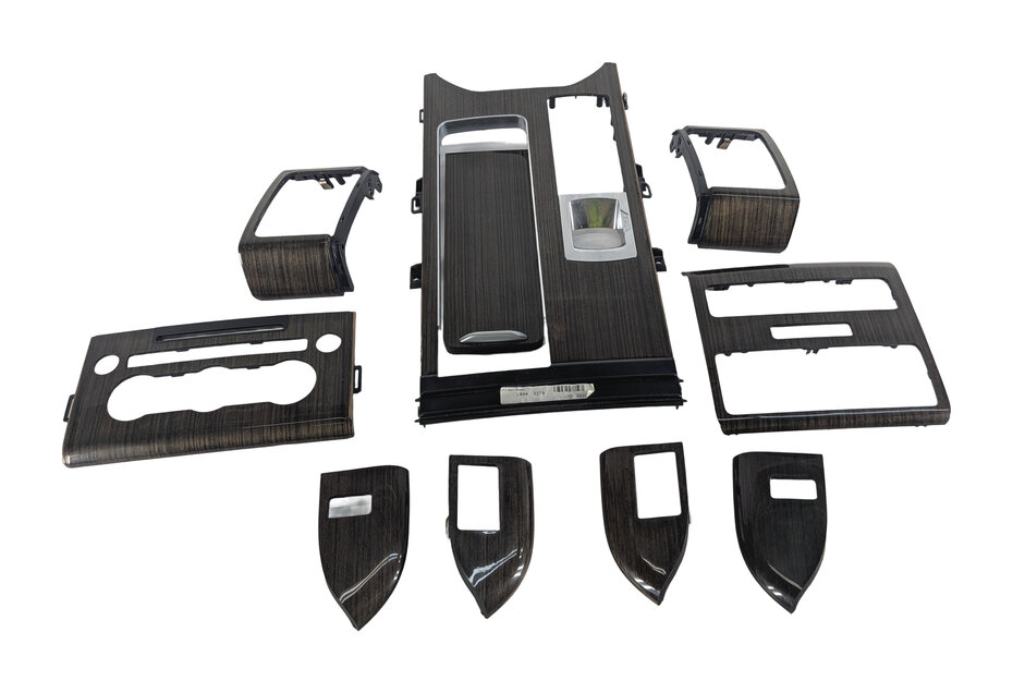 Thumbnail 3: 2016 RANGE ROVER SPORT L494 DOOR DASH CONSOLE TRIM SET/10 (Shadow Zebrano Wood)