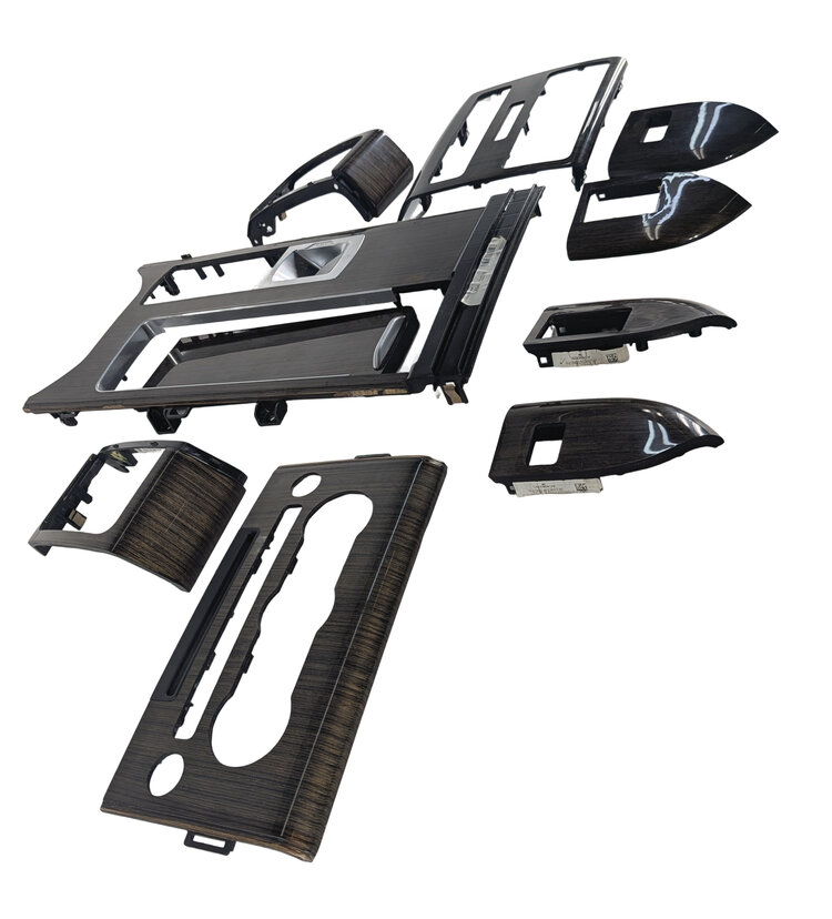 Thumbnail 5: 2016 RANGE ROVER SPORT L494 DOOR DASH CONSOLE TRIM SET/10 (Shadow Zebrano Wood)