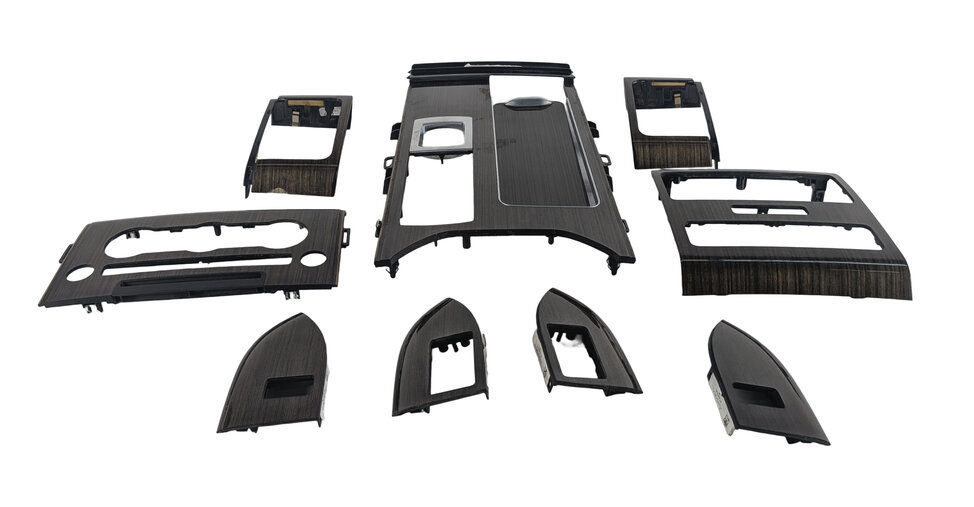 Thumbnail 6: 2016 RANGE ROVER SPORT L494 DOOR DASH CONSOLE TRIM SET/10 (Shadow Zebrano Wood)