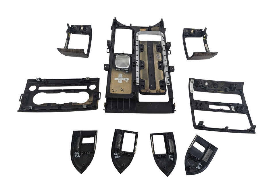 Thumbnail 7: 2016 RANGE ROVER SPORT L494 DOOR DASH CONSOLE TRIM SET/10 (Shadow Zebrano Wood)