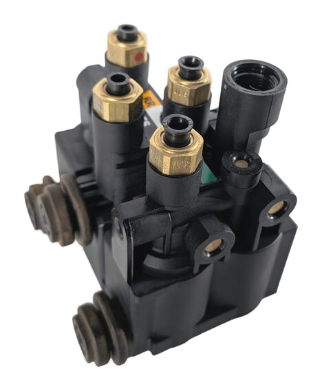 2016 RANGE ROVER SPORT (L494) REAR AIR SUSPENSION VALVE BLOCK SOLENOID MANIFOLD