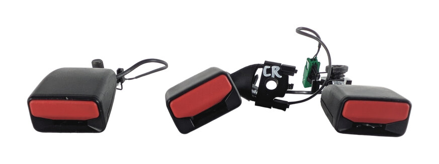 Thumbnail 2: 2016 RANGE ROVER SPORT (L494) REAR SEAT SEATBELT BUCKLE RECEIVER SET/3 (Black)