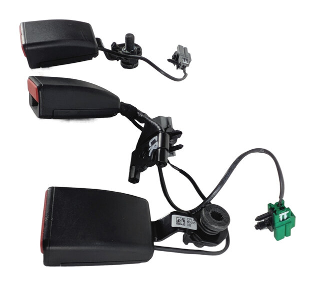 Thumbnail 3: 2016 RANGE ROVER SPORT (L494) REAR SEAT SEATBELT BUCKLE RECEIVER SET/3 (Black)