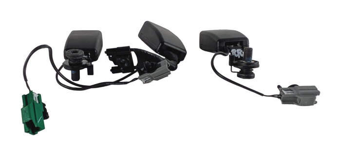 Thumbnail 5: 2016 RANGE ROVER SPORT (L494) REAR SEAT SEATBELT BUCKLE RECEIVER SET/3 (Black)