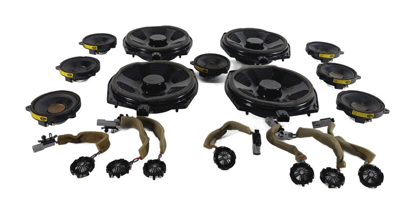 Thumbnail 2: 2016 RANGE ROVER SPORT (L494) AUDIO SOUND SPEAKER SET/18 WOOFER MIDRANGE TWEETER