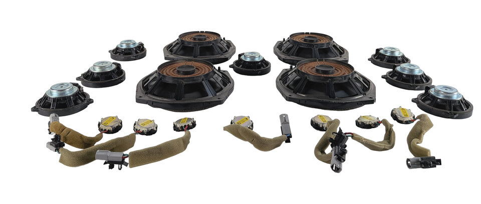 Thumbnail 6: 2016 RANGE ROVER SPORT (L494) AUDIO SOUND SPEAKER SET/18 WOOFER MIDRANGE TWEETER