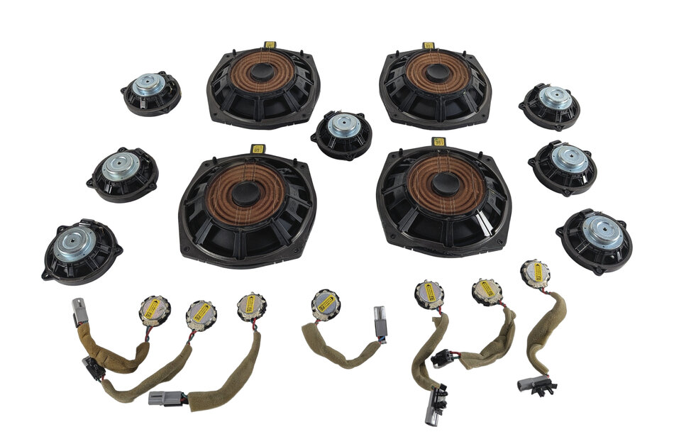 Thumbnail 7: 2016 RANGE ROVER SPORT (L494) AUDIO SOUND SPEAKER SET/18 WOOFER MIDRANGE TWEETER