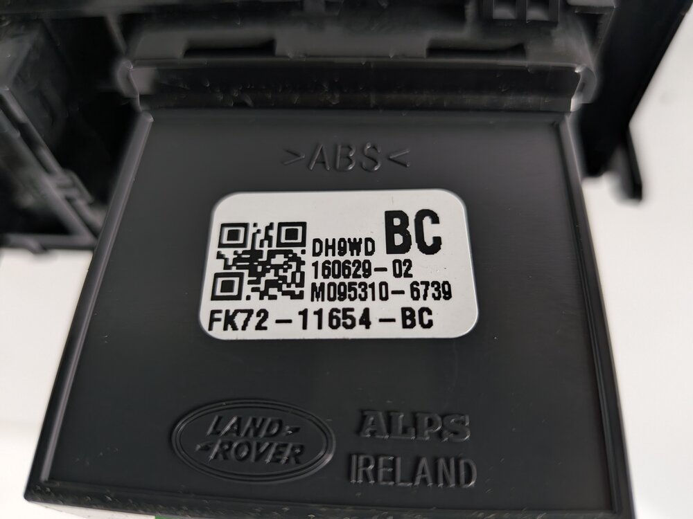 Thumbnail 9: 2016 RANGE ROVER SPORT (L494) DASH TAILGATE LIFTGATE RELEASE DIMMER SWITCH PANEL