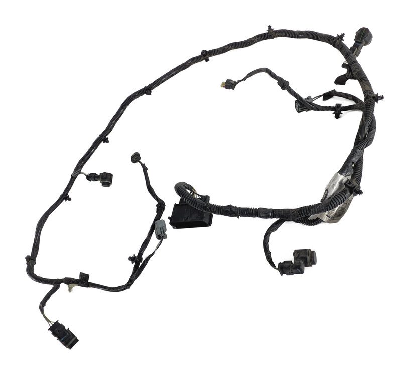 Thumbnail 4: 2016 RANGE ROVER SPORT L494 REAR PARK ASSIST PDC SENSOR SET/4 w/ HARNESS (Black)