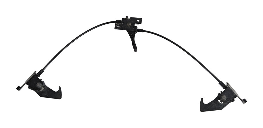 Thumbnail 3: 2016 RANGE ROVER SPORT (L494) FRONT HOOD SAFETY LATCH RELEASE HANDLE CABLE SET/3