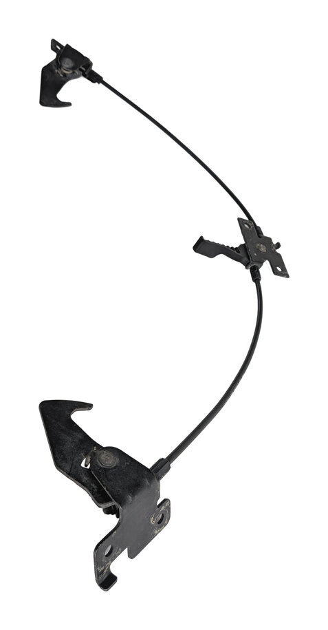 Thumbnail 4: 2016 RANGE ROVER SPORT (L494) FRONT HOOD SAFETY LATCH RELEASE HANDLE CABLE SET/3