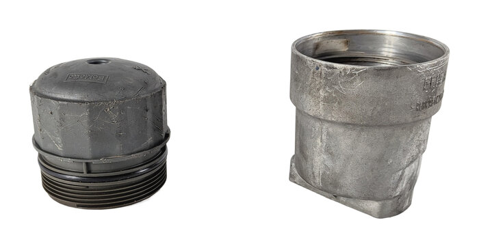 Thumbnail 5: 2016 RANGE ROVER SPORT L494 3.0L (306PS AJ126) ENGINE OIL FILTER HOUSING w/ CAP