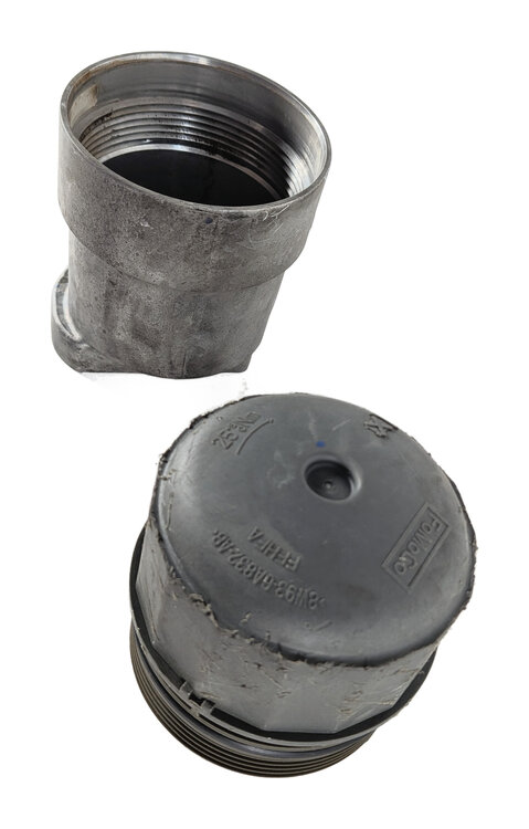 Thumbnail 7: 2016 RANGE ROVER SPORT L494 3.0L (306PS AJ126) ENGINE OIL FILTER HOUSING w/ CAP