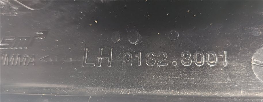 Thumbnail 12: 17-18 ROVER DISCOVERY L462 LEFT PFOLD HEAT BLIND SPOT CAMERA DOOR MIRROR (Black)