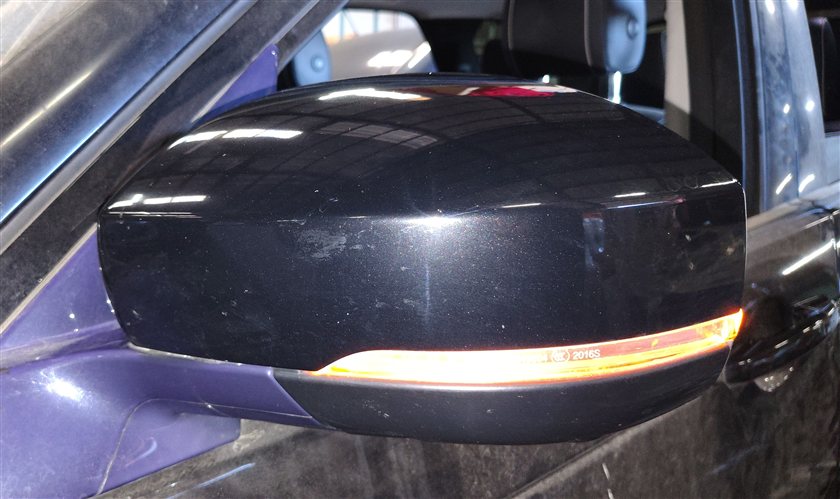 Thumbnail 2: 17-18 ROVER DISCOVERY L462 LEFT PFOLD HEAT BLIND SPOT CAMERA DOOR MIRROR (Black)