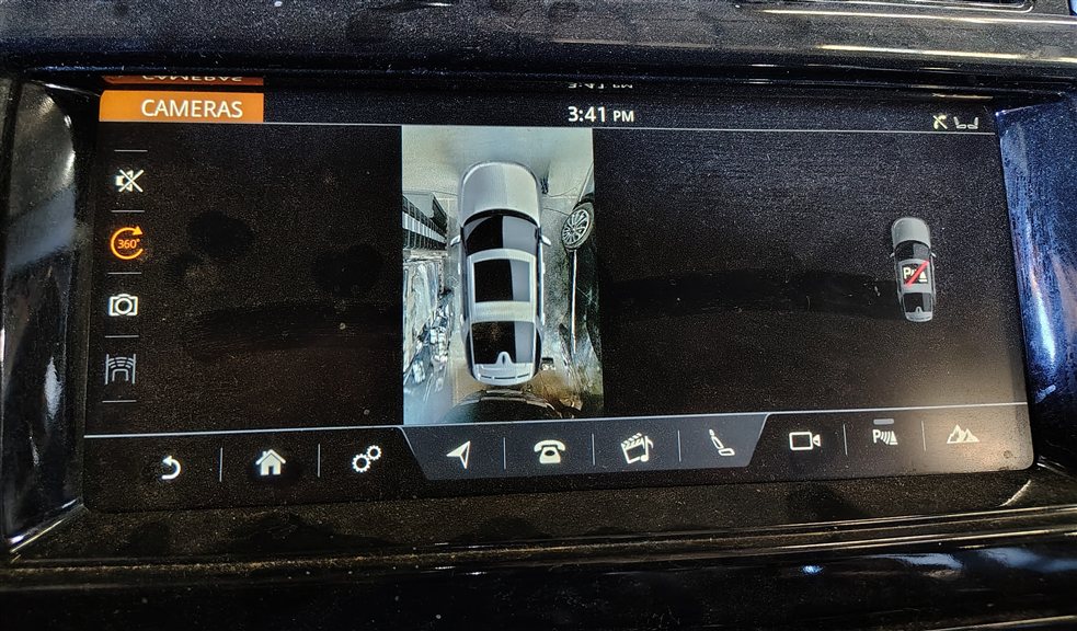 Thumbnail 3: 17-18 ROVER DISCOVERY L462 LEFT PFOLD HEAT BLIND SPOT CAMERA DOOR MIRROR (Black)
