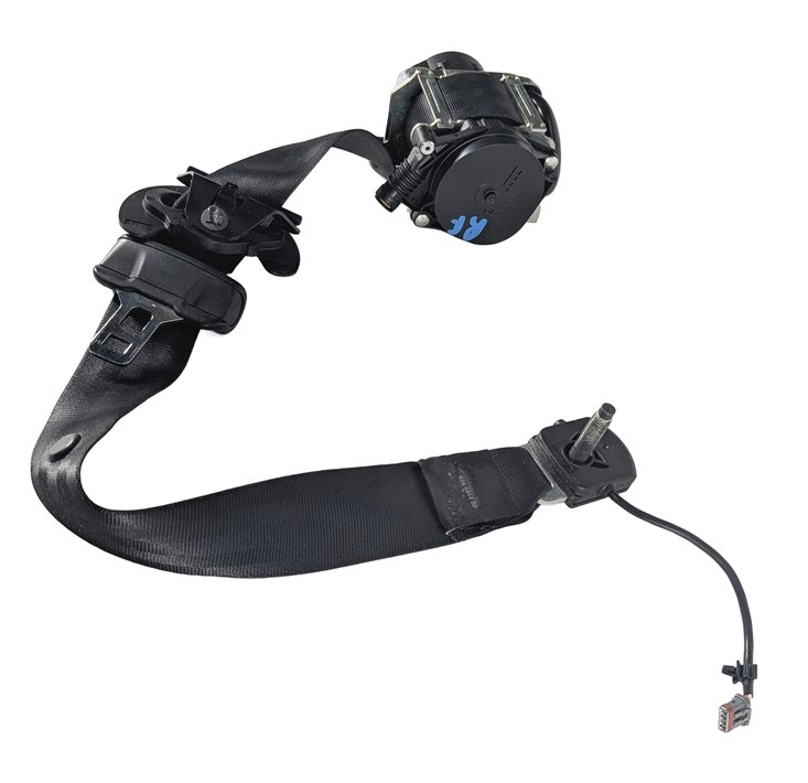 Thumbnail 8: 17-19 LAND ROVER DISCOVERY L462 FRONT RIGHT PASSENGER SEATBELT RETRACTOR (Black)