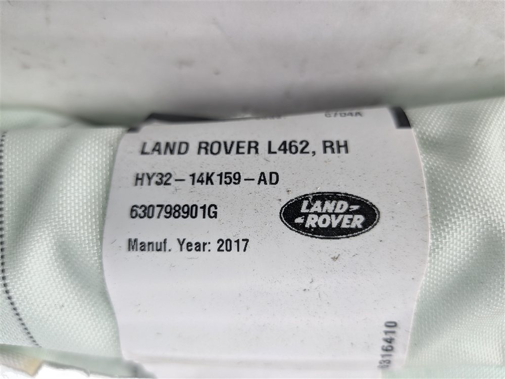 Thumbnail 8: 17-21 LAND ROVER DISCOVERY L462 FRONT RIGHT PASSENGER CURTAIN ROOF AIRBAG BAG
