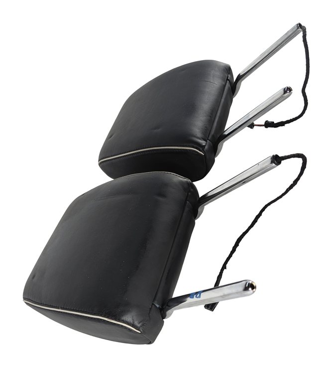 Thumbnail 5: 17-23 ROVER DISCOVERY L462 REAR 3RD ROW LEFT/RIGHT POWER HEADREST SET/2 (Black)