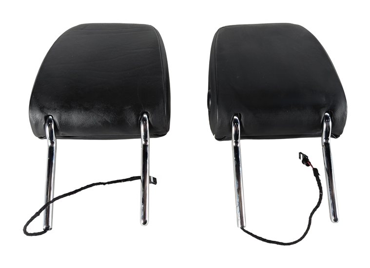 Thumbnail 7: 17-23 ROVER DISCOVERY L462 REAR 3RD ROW LEFT/RIGHT POWER HEADREST SET/2 (Black)