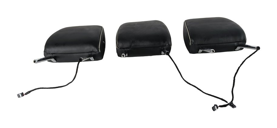 Thumbnail 2: 17-23 LAND ROVER DISCOVERY (L462) REAR 2ND ROW POWER SEAT HEADREST SET/3 (Black)